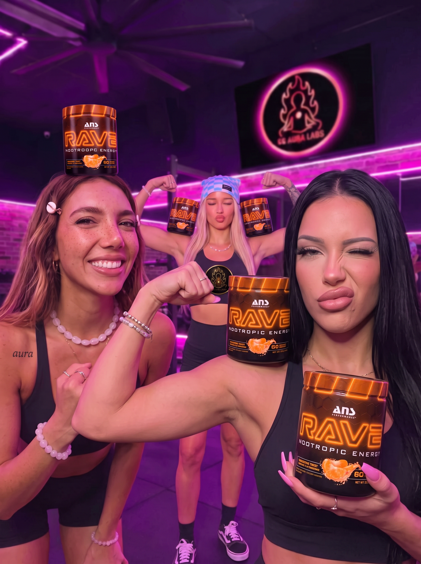 AMS Performance Rave Nootropic Formula Tangerine Twist 60 Servings