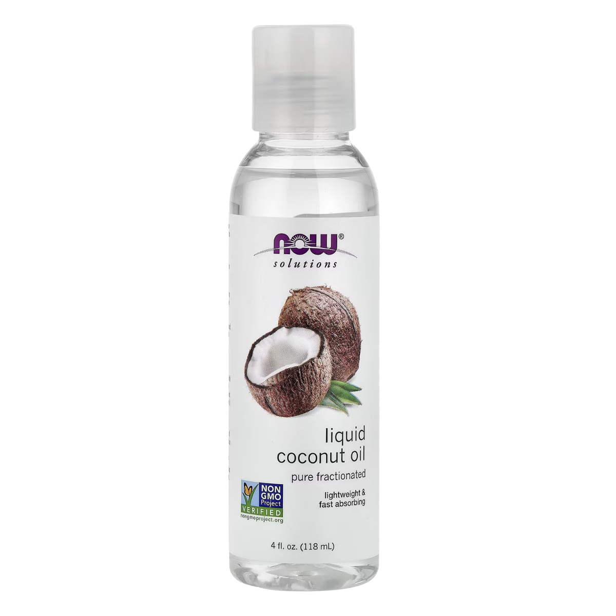 Now Solutions- Liquid Coconut Oil 118 ml