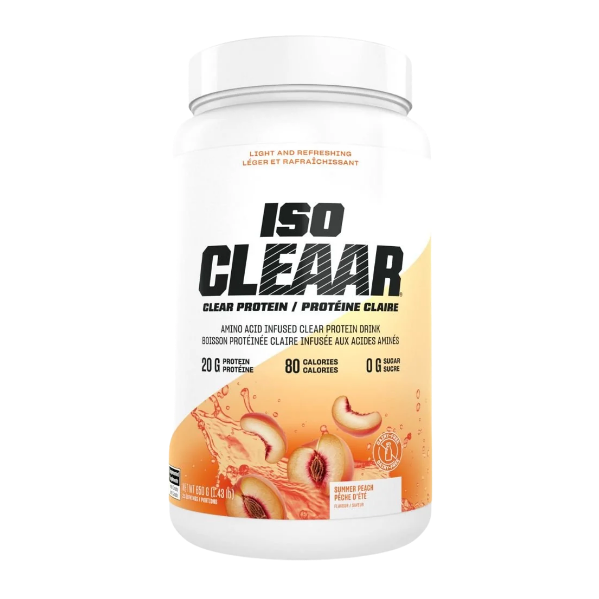 PVL Iso CLEAAR 1.43 g 25 Servings Summer Peach