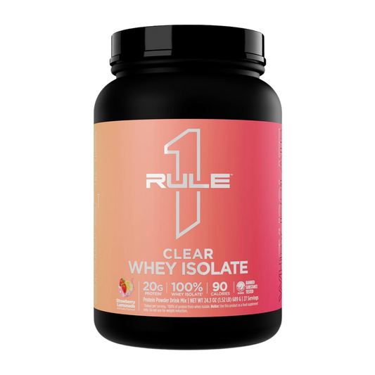 Rule One Clear Whey Isolate Strawberry Lemonade 1.52 lb 27 Servings