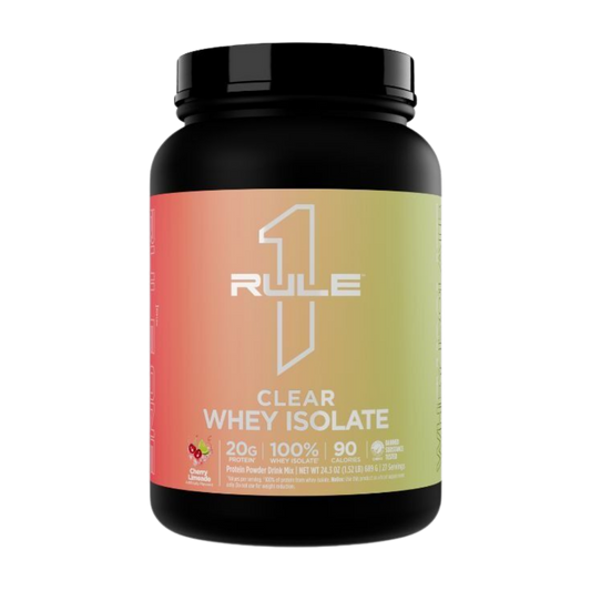 Rule One Clear Whey Isolate Cherry Limeade 1.52 lb 27 Servings